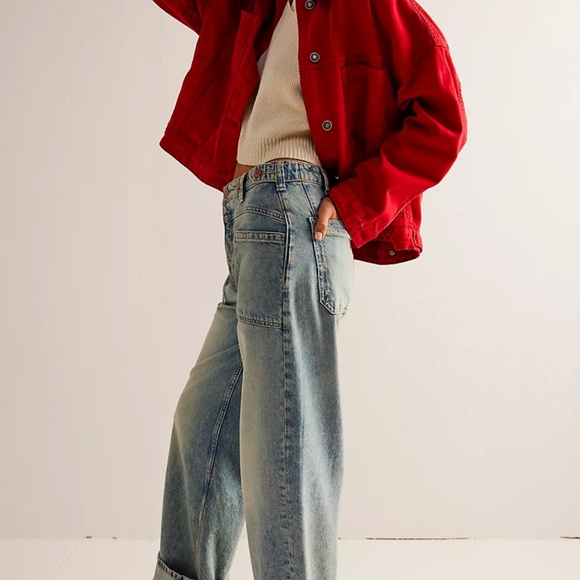 Free People Palmer Cuffed Jeans We The Free - Picture 9 of 12